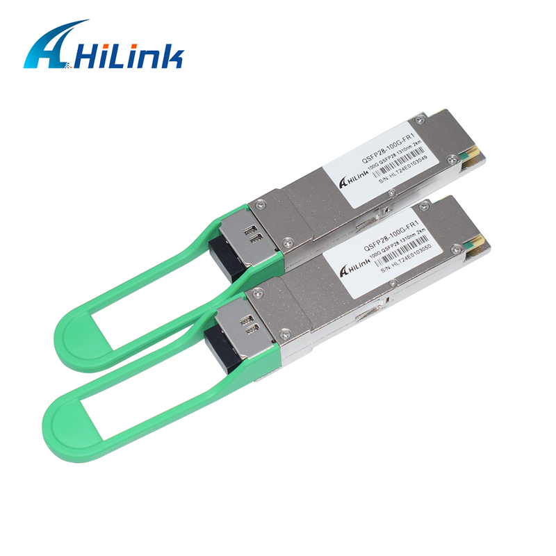 HL-QSFP28-100G-80 فرستنده-گیرنده 100 گیگابیت بر ثانیه QSFP28 BiDi 80 کیلومتر قابل اتصال داغ کانکتور LC Simplex EML+PIN با SOA حالت تک منظوره DDM