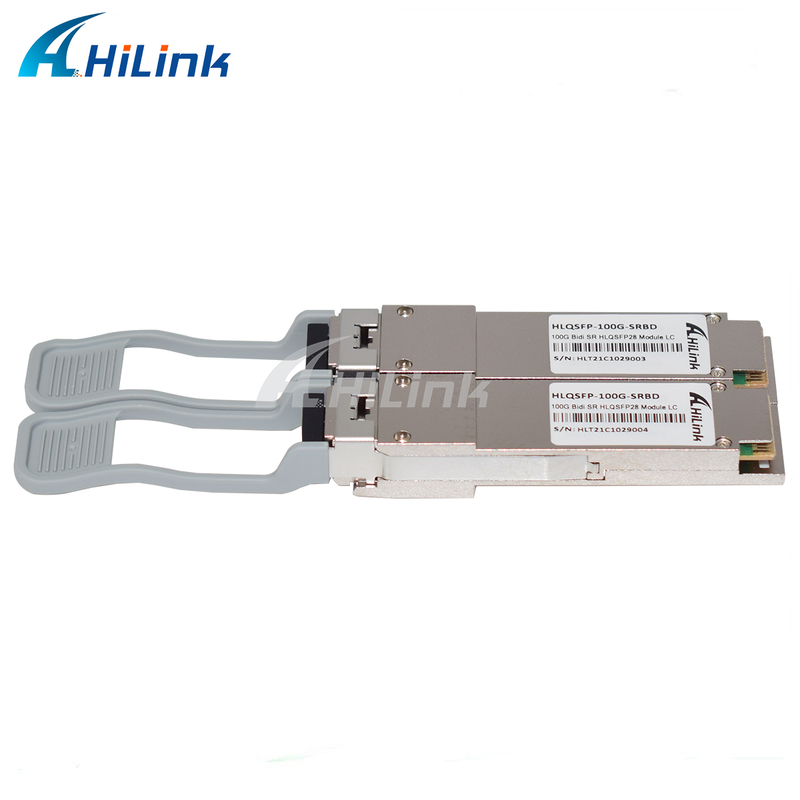 100G QSFP28 SRBD 100m Bi-Di Duplex LC قابل تعویض داغ 850/900nm VCSEL PAM4 2x50G چند حالته