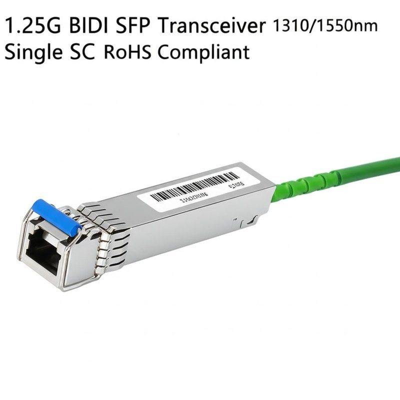 1.25G BIDI SFP Transceiver 20KM with Low Power Dissipation and Single SC Connector for Gigabit Ethernet