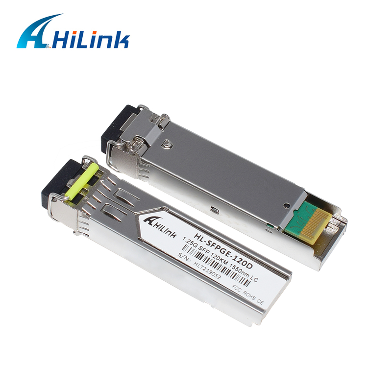 فرستنده-گیرنده SFP BIDI با سرعت 1.25 گیگابیت بر ثانیه، با لیزر DFB و گیرنده APD برای انتقال 120 کیلومتر در محدوده دمایی تجاری