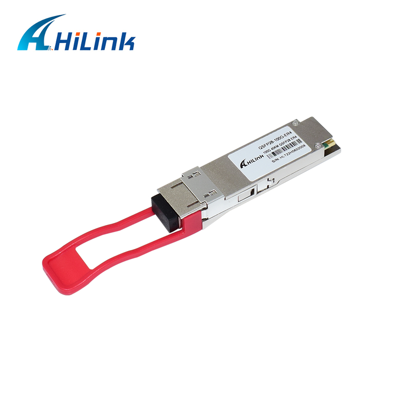 ماژول فرستنده و گیرنده نوری QSFP28 100G با برد 40 کیلومتر، مصرف برق کم (کمتر از 4.5 وات) و مطابق با استاندارد RoHS 6/6 برای مراکز داده