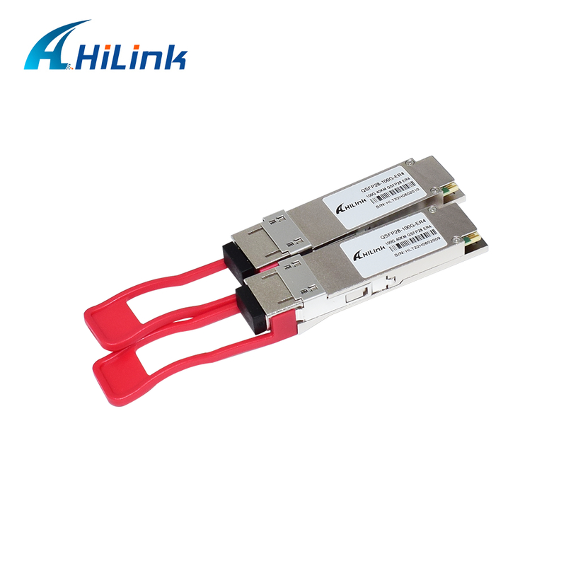 ماژول فرستنده و گیرنده نوری QSFP28 100G با برد 40 کیلومتر، مصرف برق کم (کمتر از 4.5 وات) و مطابق با استاندارد RoHS 6/6 برای مراکز داده