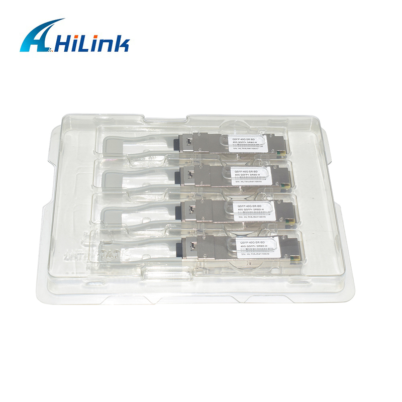 40Gb/s 100m QSFP+ ماژول فیبر نوری Bi-Di Duplex LC Hot Pluggable 850/900nm MMF