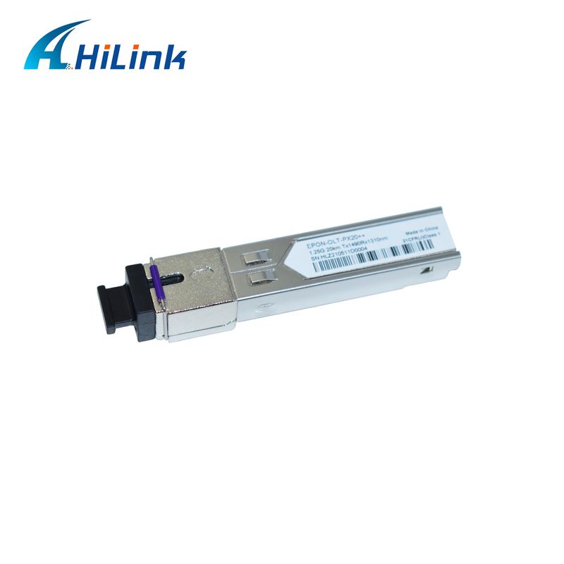 EPON OLT SFP Transceiver با PX20+ PX20++ PX20+++ برای سرعت داده 1.25Gbps و انتقال 20KM