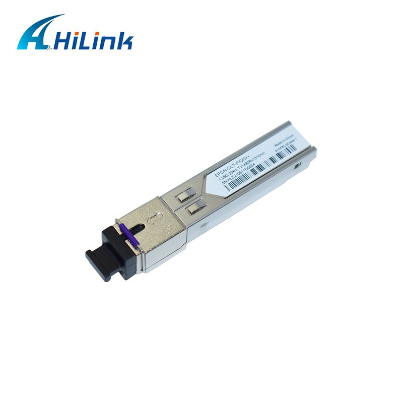 EPON OLT SFP Transceiver با PX20+ PX20++ PX20+++ برای سرعت داده 1.25Gbps و انتقال 20KM