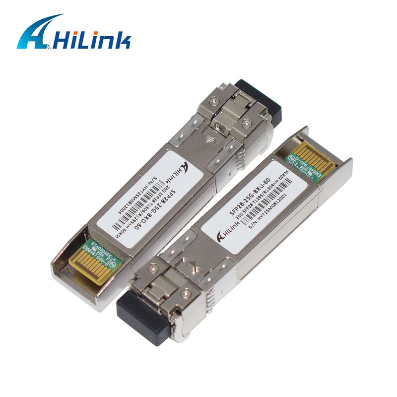 25Gb/s 60km SFP28 BIDI Transceiver with 1295/1309nm Wavelength for High-Speed Bi-Directional Fiber Optic Communication