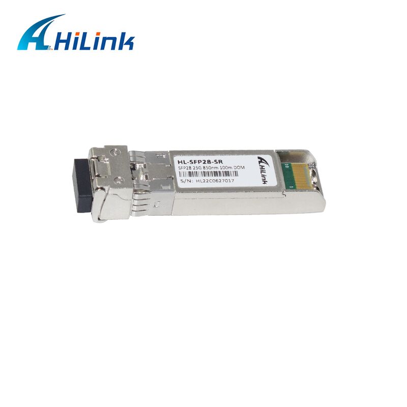 هیلینک 25G SFP28 فرستنده نوری با فاصله 100M 3 سال گارانتی و CE RoHs گواهینامه