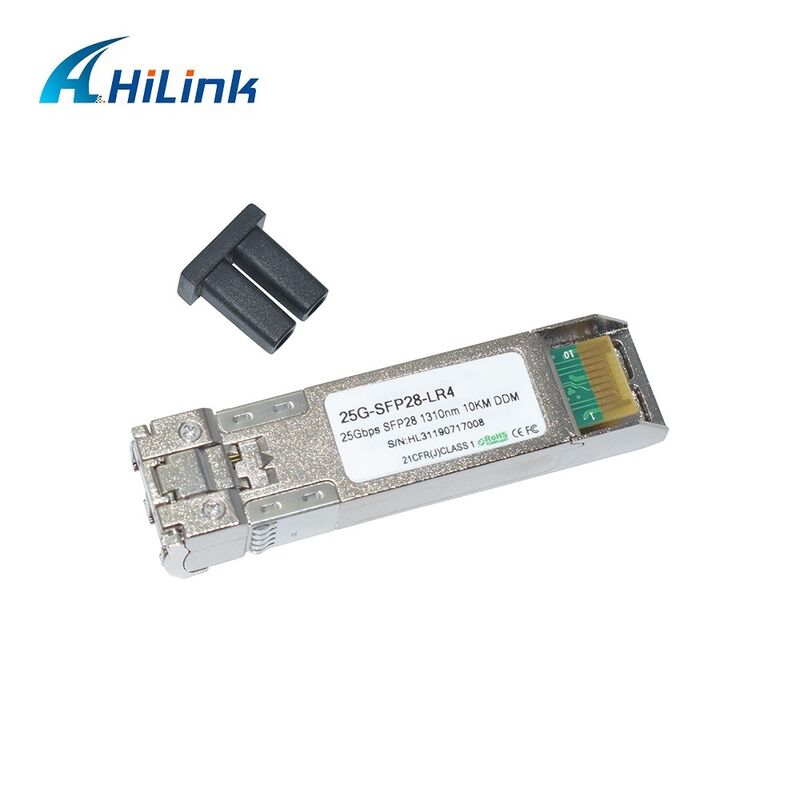 ماژول نوری Hilink 25G SFP28 با منبع برق 3.3V برای 25GBASE-LR Ethernet در محدوده دمای تجاری