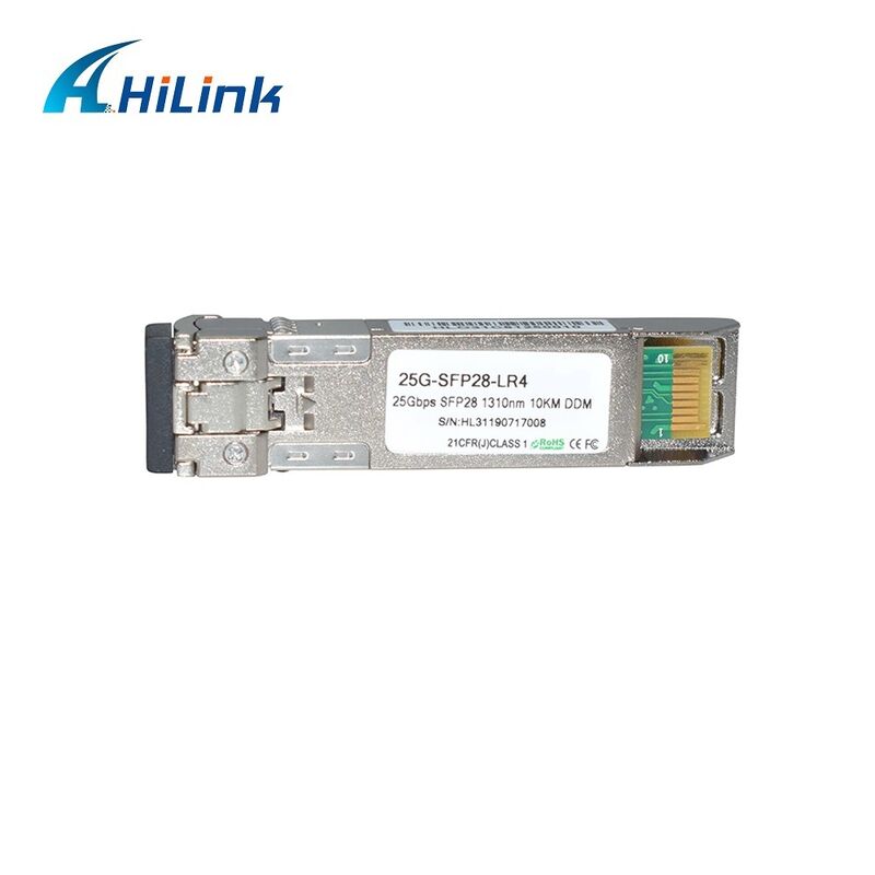 ماژول نوری Hilink 25G SFP28 با منبع برق 3.3V برای 25GBASE-LR Ethernet در محدوده دمای تجاری