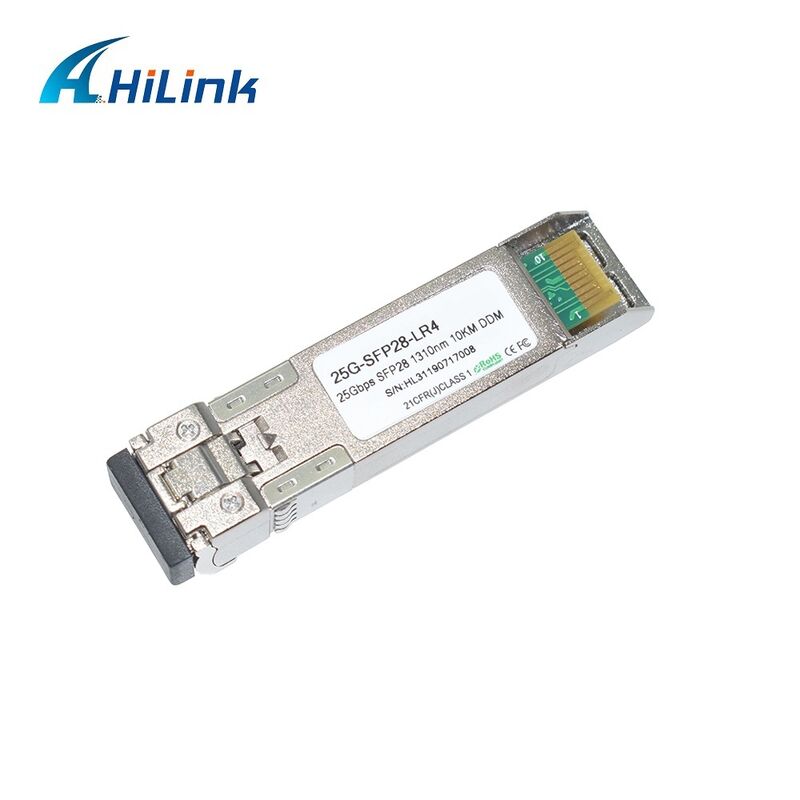 ماژول نوری Hilink 25G SFP28 با منبع برق 3.3V برای 25GBASE-LR Ethernet در محدوده دمای تجاری