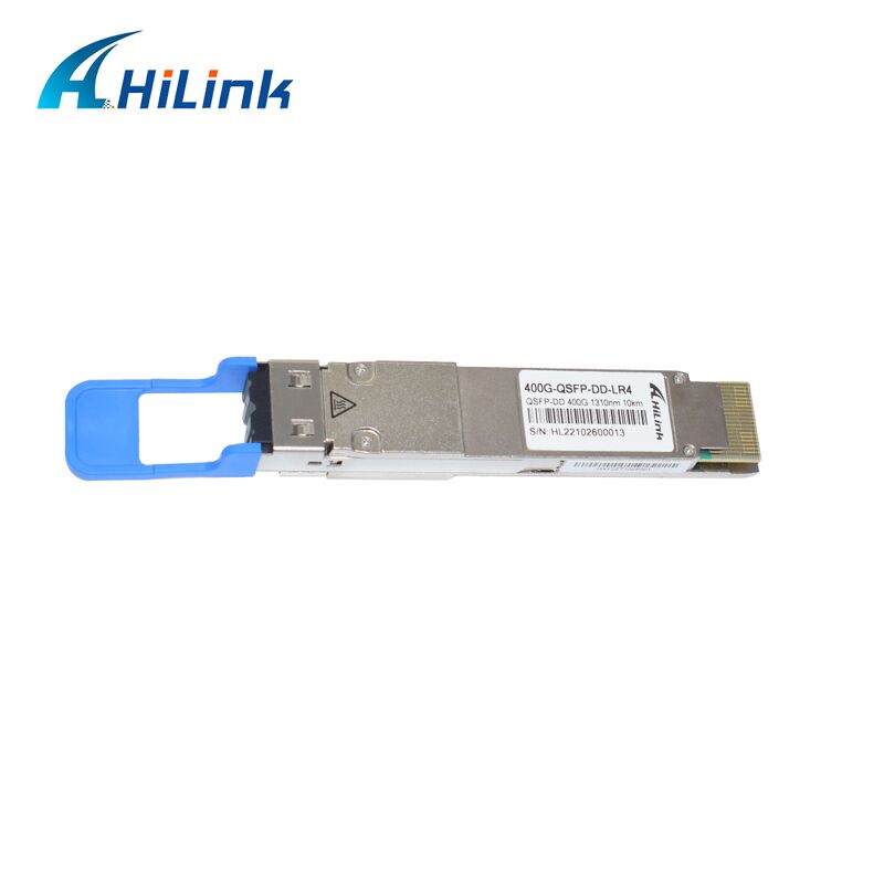 فرستنده و گیرنده نوری Hilink 400Gb/s QSFP-DD LR4 10km SMF Duplex LC، سازگار با RoHS