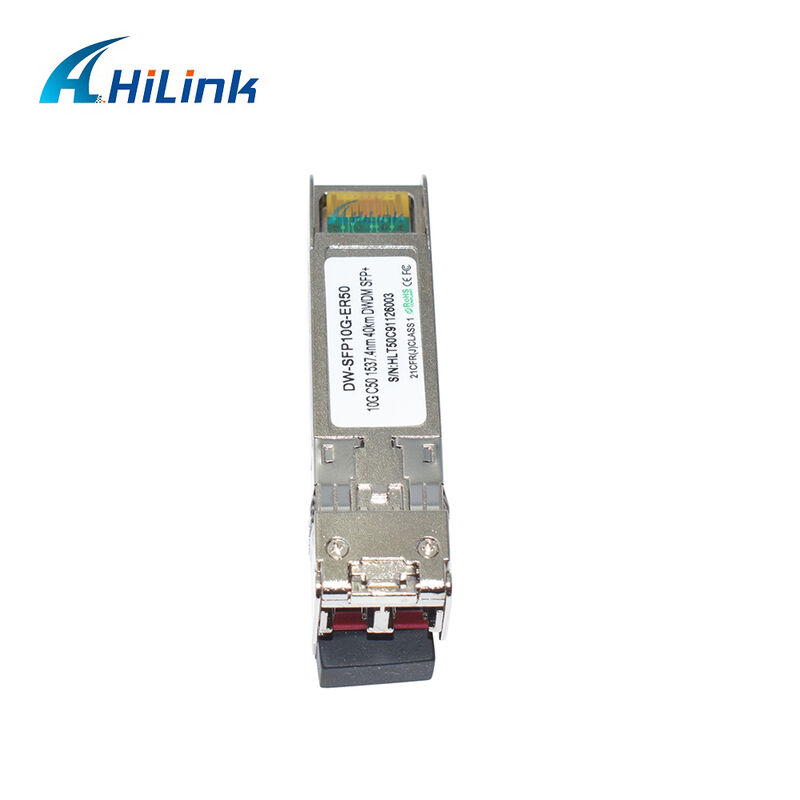 ماژول اپتیکال فرستنده و گیرنده Hilink 10Gb SFP+ DWDM SFP 100GHZ CH17~61 اختیاری 40 کیلومتر LC Duplex تجاری صنعتی