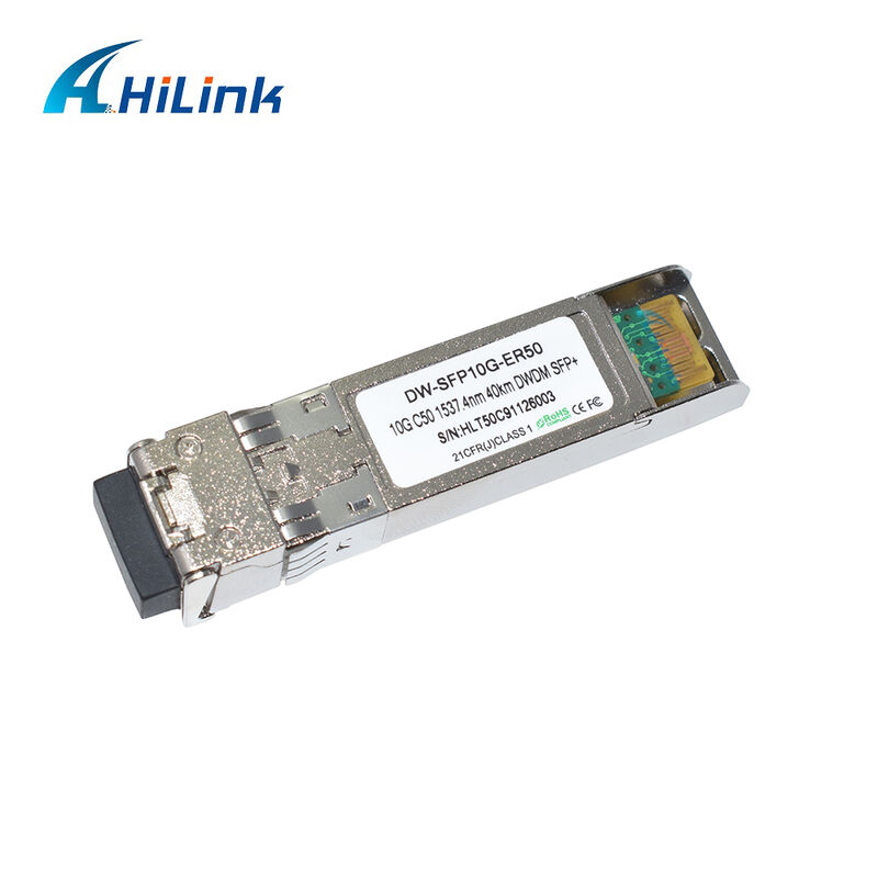 ماژول اپتیکال فرستنده و گیرنده Hilink 10Gb SFP+ DWDM SFP 100GHZ CH17~61 اختیاری 40 کیلومتر LC Duplex تجاری صنعتی