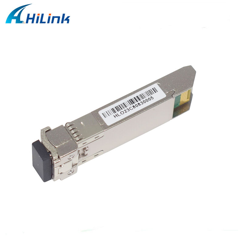 هیلینک 10Gb SFP + DWDM SFP 100GHz CH17 ~ 61 اختیاری 80km Transceiver Optical Module Duplex LC تجاری صنعتی