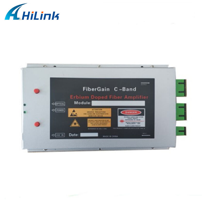 هیلینک مینی نوع EDFA 1550nm 15dBm 1 ورودی 1 خروجی CATV ساختمان مخابرات ERBIUM-DOPED FIBER AMPLIFIER