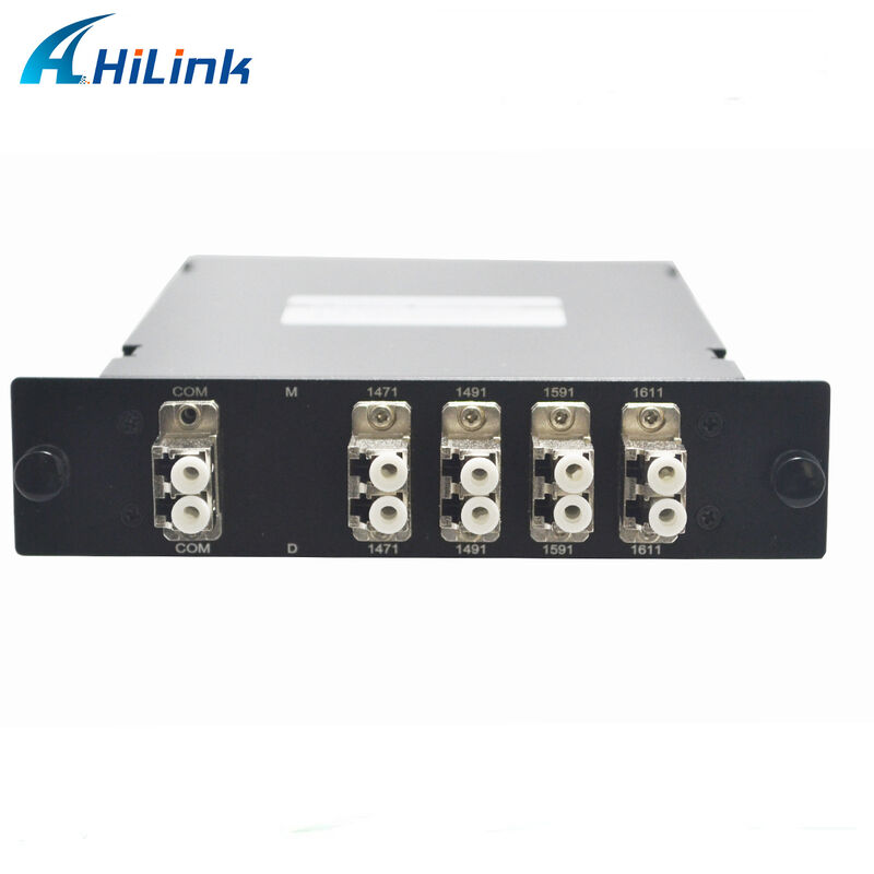 LGX کاست CWDM MUX DEMUX 4 کانال 1470/1490/1590/1610nm دو فایبر CWDM Mux Demux