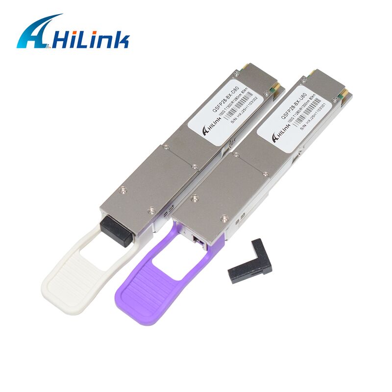 ماژول گیرنده نوری Hilink QSFP28-BX-U80/D80 100Gb/s BIDI با برد 80km برای 100G Ethernet