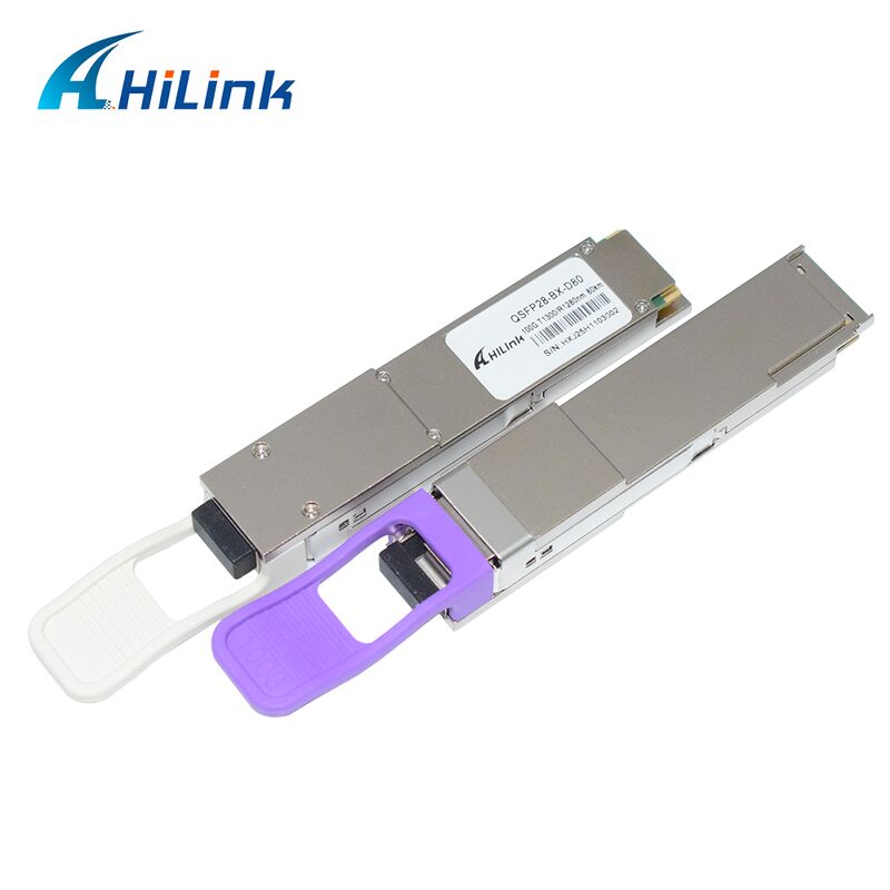 ماژول گیرنده نوری Hilink QSFP28-BX-U80/D80 100Gb/s BIDI با برد 80km برای 100G Ethernet
