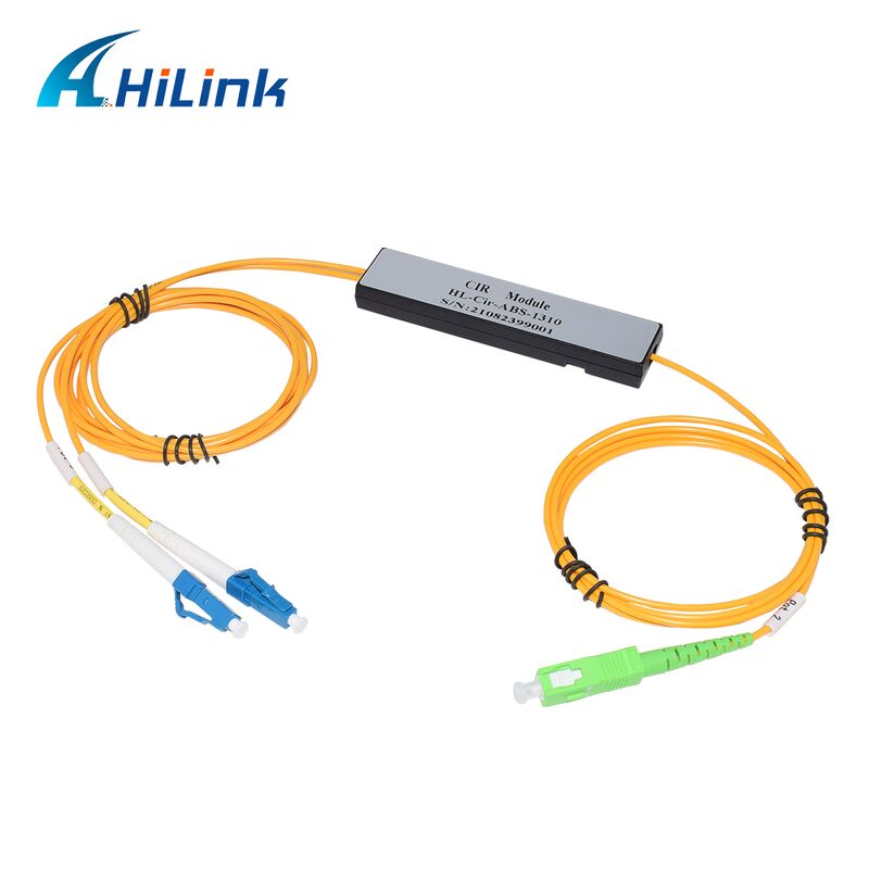 HL-Cir-1310 3-Port Circulator Port1&Port3-LC/UPC Port2-SC/APC 1310nm/1550nm/1610nm باکس ABS برای مرکز داده
