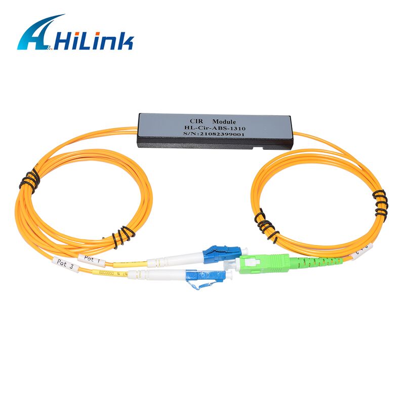 HL-Cir-1310 3-Port Circulator Port1&Port3-LC/UPC Port2-SC/APC 1310nm/1550nm/1610nm باکس ABS برای مرکز داده