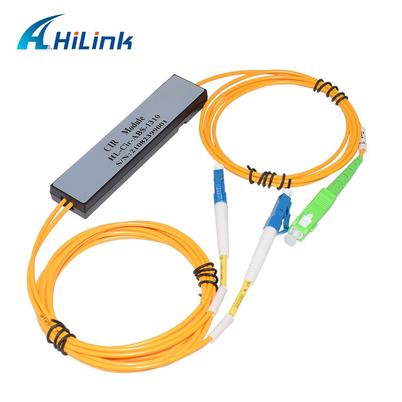 HL-Cir-1310 3-Port Circulator Port1&Port3-LC/UPC Port2-SC/APC 1310nm/1550nm/1610nm باکس ABS برای مرکز داده