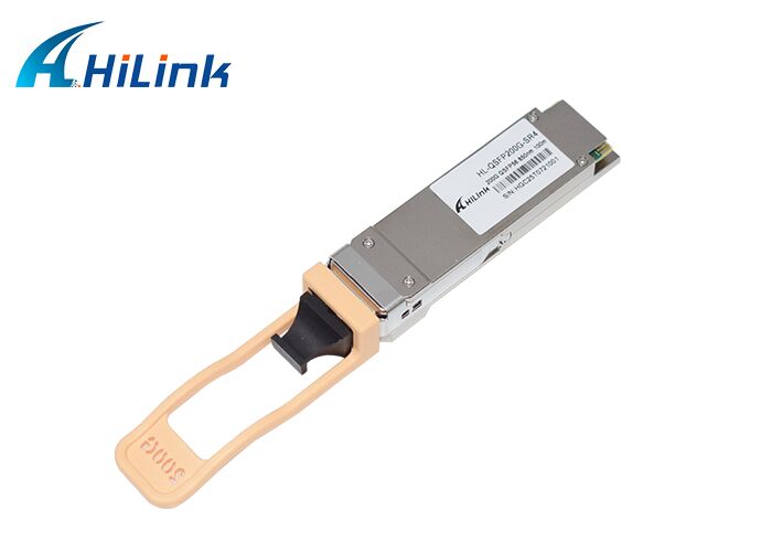 200G QSFP56 SR4 Optical Transceiver with 100m Distance and Single MPO12 Connector for High-Speed Data Transmission