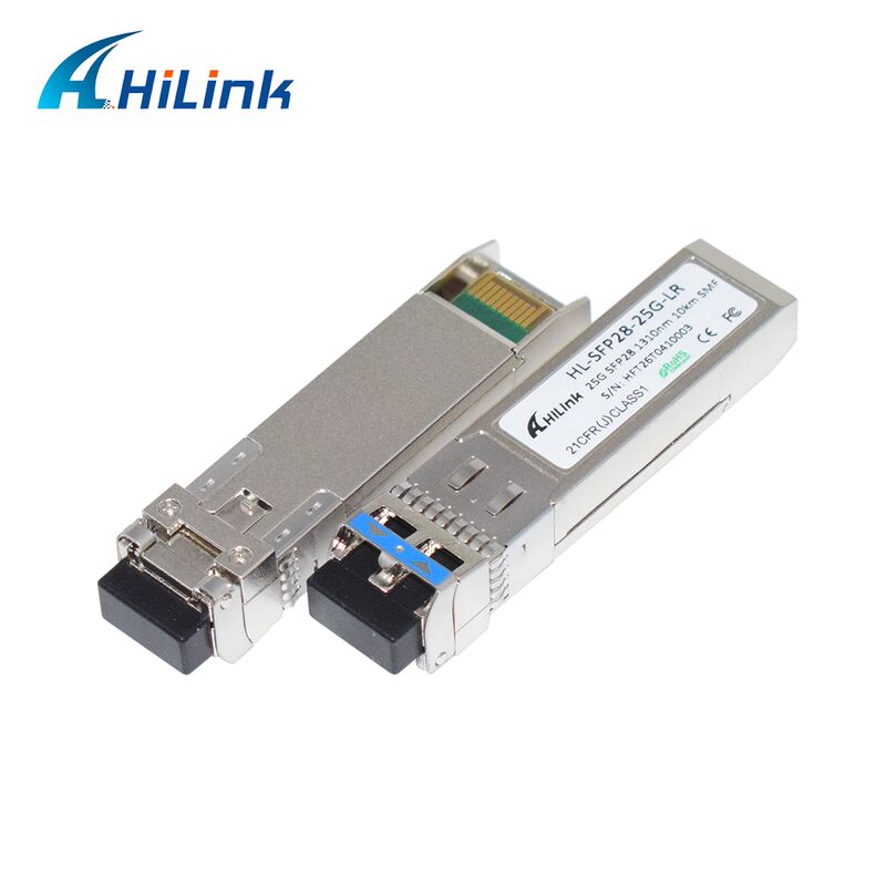 HL-SFP28-LR-10KM 25G SFP28 ترانسسیور با فاصله انتقال 10 کیلومتری، نرخ داده 25.78Gbps و مصرف انرژی کم <1.2W