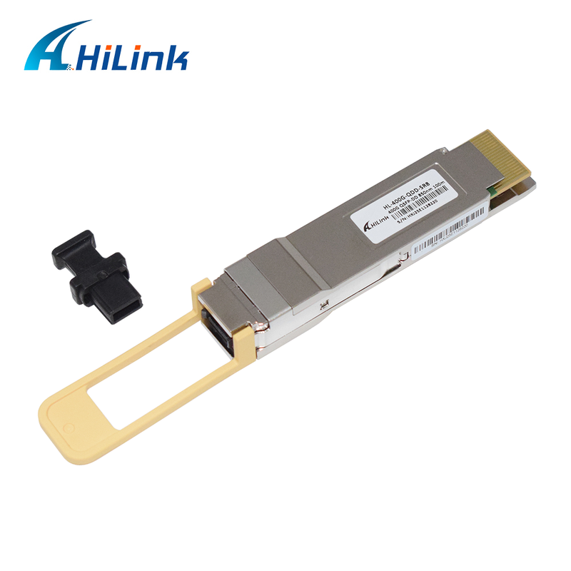 Hilink QDD-400G-SR8 QSFP-DD Transceiver 400G Data Rate 850nm Wavelength MPO-16 Connector with Diagnostic Monitoring