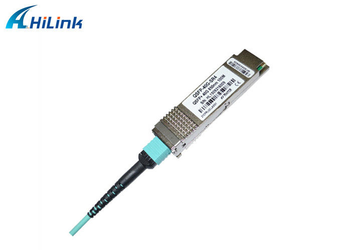 MTP / MPO فیبر نوری فیبر نوری کابل 40G SR4 QSFP فرستنده ماژول 3 سال گارانتی