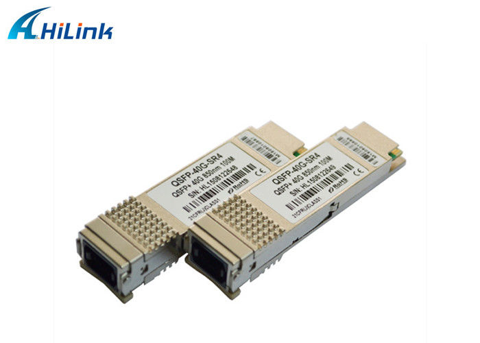 MTP / MPO فیبر نوری فیبر نوری کابل 40G SR4 QSFP فرستنده ماژول 3 سال گارانتی