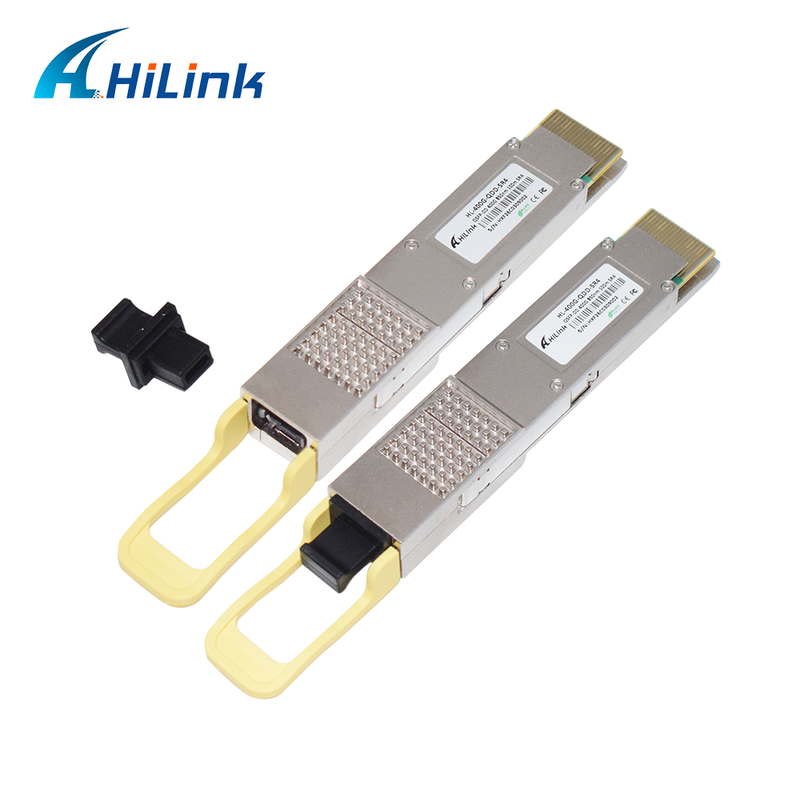 Hilink Compatible 400G QSFP-DD SR4 Optical Module with MPO-12 Connector for 100m Transmission