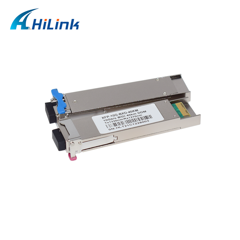 10Gb / s XFP دو طرفه گیرنده با 40km دسترسی و عملکرد DDM برای انتقال داده با سرعت بالا