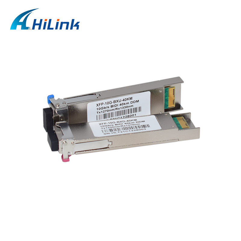 10Gb / s XFP دو طرفه گیرنده با 40km دسترسی و عملکرد DDM برای انتقال داده با سرعت بالا
