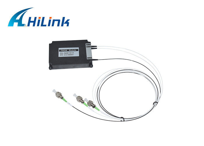 ABS Box WDM Fiber Optic 1x2 Channel SC / FC APC / UPC FWDM ماژول 2 سال ضمانت