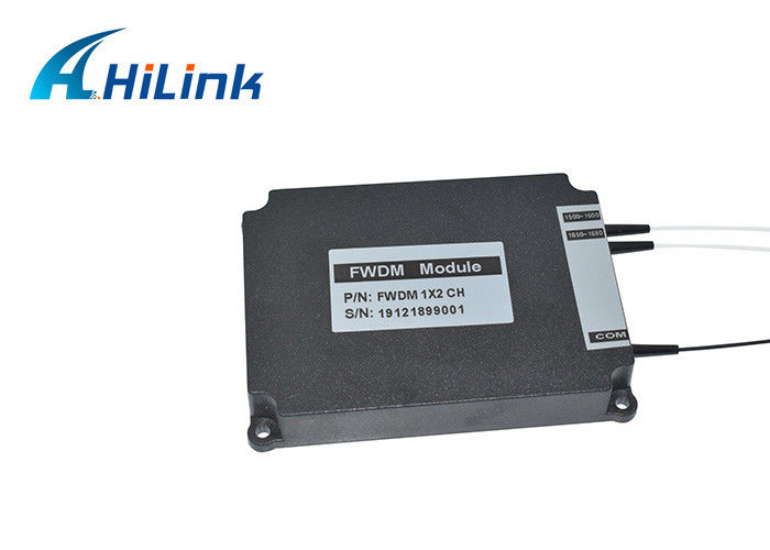ABS Box WDM Fiber Optic 1x2 Channel SC / FC APC / UPC FWDM ماژول 2 سال ضمانت