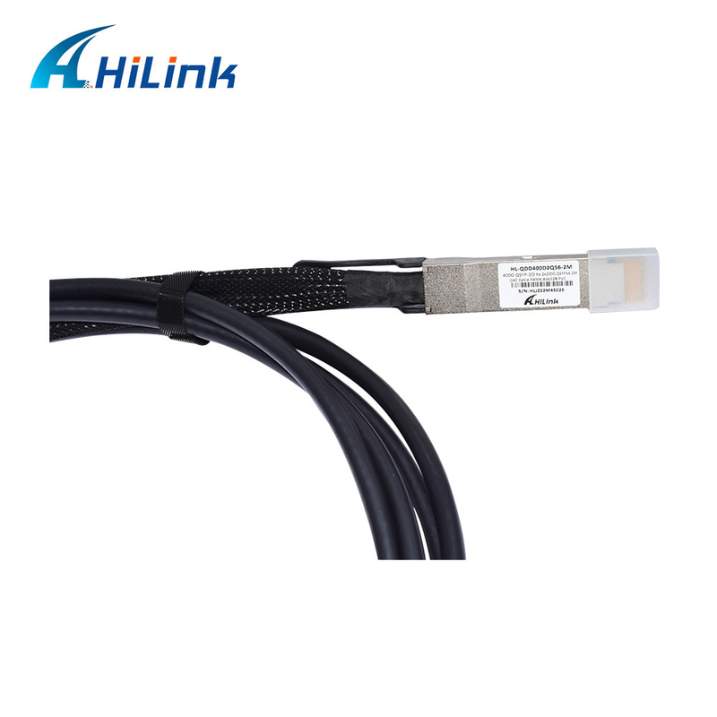 کابل DAC 2M 400G QSFPDD به 2X200G / SFP56DAC 30AWG کابل Twinax مسی وصل مستقیم