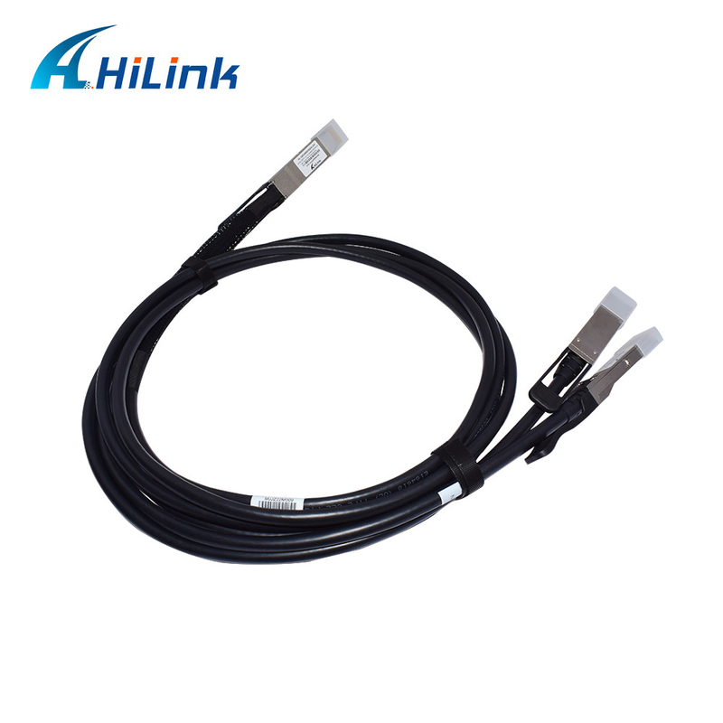 کابل DAC 2M 400G QSFPDD به 2X200G / SFP56DAC 30AWG کابل Twinax مسی وصل مستقیم