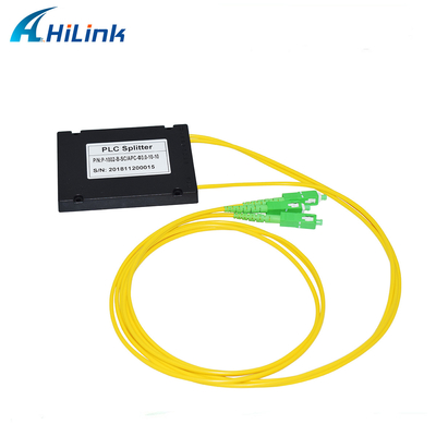 1X2 نوع بسته ABS تقسیم کننده نوری PLC اتصالات تک حالته SC/APC