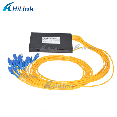 1X12 تک حالته PLC شکاف نوری جعبه ABS 3 میلی متر کابل اتصالات SC/UPC