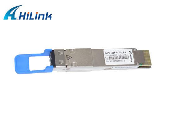 فرستنده و گیرنده نوری SMF کانکتور ال سی دوبلکس 400 گیگابیت/ثانیه QSFP-DD LR4 10 کیلومتر