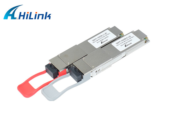 BIDI 20KM 100G QSFP28 فرستنده و گیرنده QSFP+ LR 1280nm/1310nm اتصال LC SMF