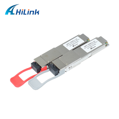 فرستنده و گیرنده LC Simplex BiDi QSFP28 1280/1310 نانومتری 4WDM 20 کیلومتری Single Fiber Single Mode DDM