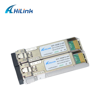 ماژول فرستنده گیرنده 10G 60KM SFP+ BIDI 60KM SFP+ 10G-ER4-60KM SMF 1270nm/1330nm