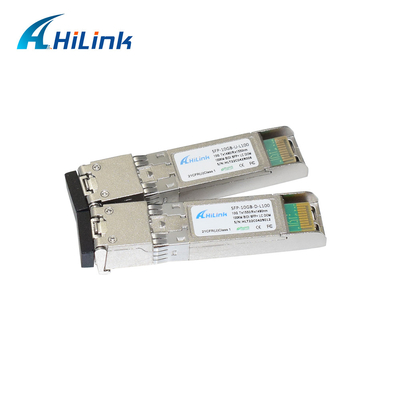 10 گیگابیت بر ثانیه 100 کیلومتر BiDi SFP+ فرستنده گیرنده 1490/1550 نانومتری کانکتور LC تک ماژول DOM