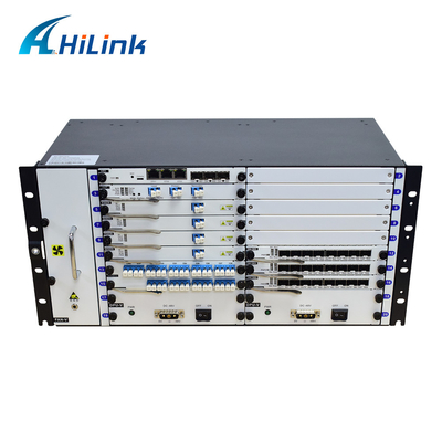 شاسی 5U 19 اینچ OEO/DWDM MUX DEMUX شاسی تجهیزات فیبر نوری با EDFA/OLP/10G
