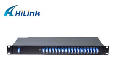 18 کانال CWDM Mux Demux ماژول Duplex Fiber 1270-1610nm LC / UPC 20nm Multiplexer