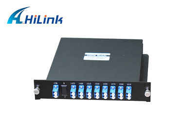 LGX Cassette Dual Fiber LC / UPC 1470nm-1610nm 8CH CWDM Mux Demux 2 Slots در 1U Rack Mount