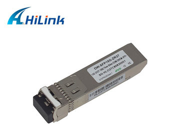 Hilink 10G DWDM 40 / 80km C21-C60 SFP + ماژول نوری برای تجهیزات DWDM