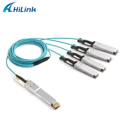 کابل نوری فعال 400G به 4x100G QSFP56-DD با نظارت تشخیصی و انطباق با RoHS6