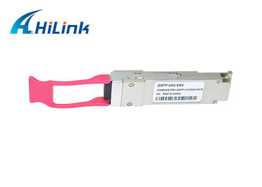 40G ER4 QSFP + فرستنده 1310nm 30km فاصله SMF LC DOM ماژول 3 سال ضمانت